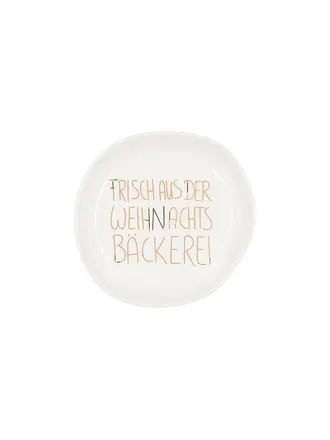 RAEDER | Weihnachts Schälchen 10,5cm Santas Watching | weiss